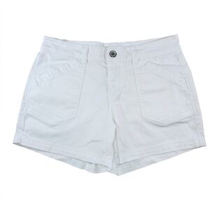 Supplies by Unionbay Alix Utility Shorts Women 10 White Cargo Stretch Gorpcore